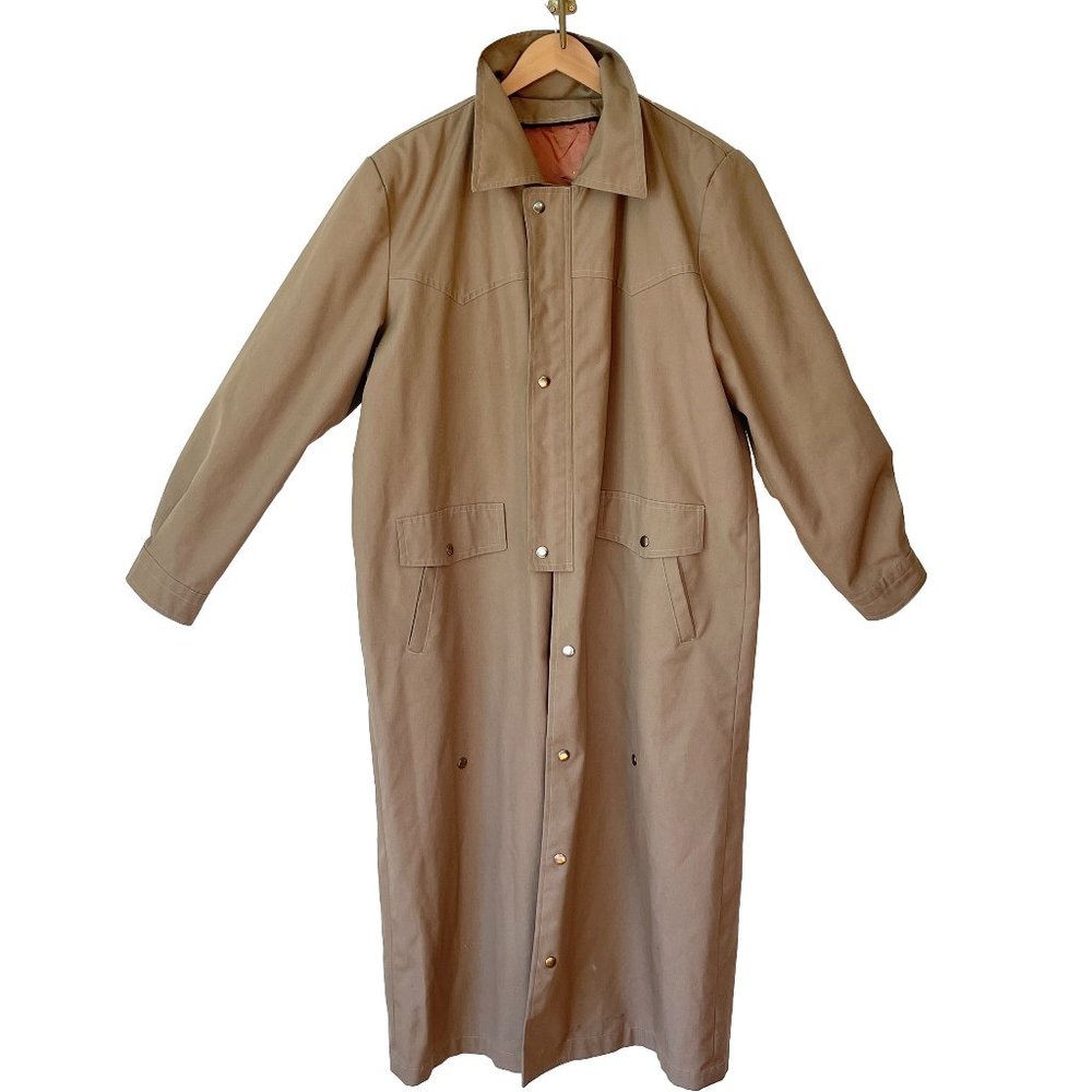 Vintage tan trench
